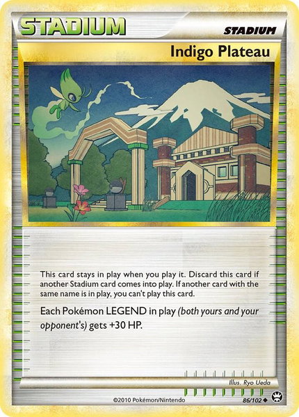 Indigo Plateau trading card from Triumphant Indigo Plateau - Triumphant Pokémon trading card
