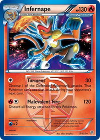 Infernape (Team Plasma) - Plasma Storm (PLS) #17/135 - Holo Rare Pokémon Trading Card