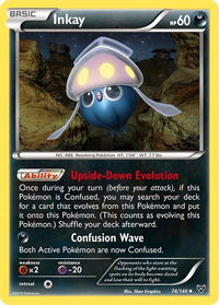 Inkay (74) - XY Base Set (XY) #74/146 - Uncommon Pokémon Trading Card