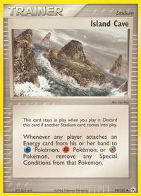 Island Cave - Hidden Legends (HL) #89/101 - Uncommon Pokémon Trading Card