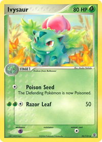 Ivysaur - FireRed & LeafGreen (RG) #35/112 - Uncommon Pokémon Trading Card