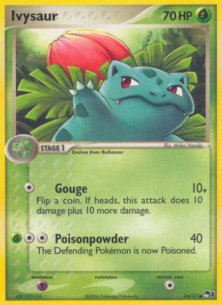 Ivysaur trading card from POP Series 3 Ivysaur - POP Series 3 Pokémon trading card