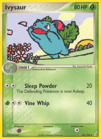 Ivysaur - 034/100 - Crystal Guardians (CG) #34/100 - Uncommon Pokémon Trading Card