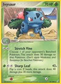 Ivysaur - 035/100 - Crystal Guardians (CG) #35/100 - Uncommon Pokémon Trading Card