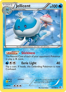 Jellicent - Boundaries Crossed (BCR) #45/149 - Rare Pokémon Trading Card