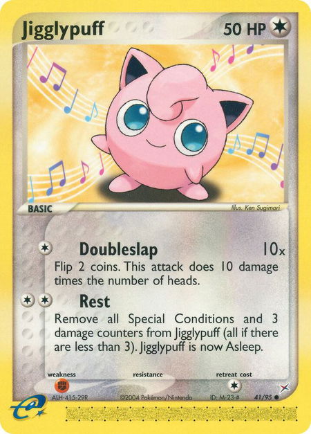 Jigglypuff - Team Magma vs Team Aqua Pokémon trading card