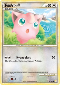 Jigglypuff - HeartGold SoulSilver (HS) #68/123 - Common Pokémon Trading Card