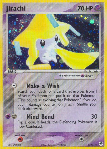 Jirachi - Hidden Legends Pokémon trading card