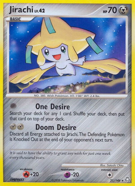 Jirachi - Legends Awakened Pokémon trading card