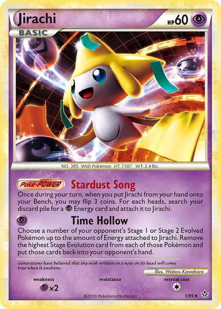 Jirachi - Unleashed Pokémon trading card