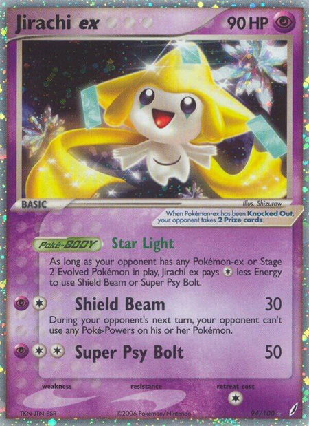 Jirachi ex - Crystal Guardians Pokémon trading card