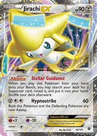 Jirachi EX - Plasma Blast (PLB) #60/101 - Ultra Rare Pokémon Trading Card