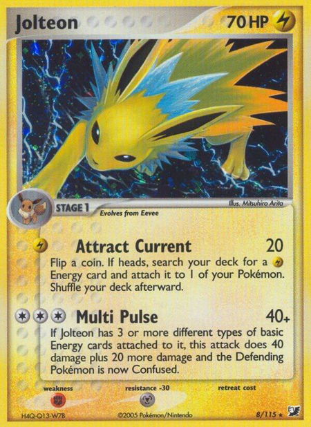 Jolteon - Unseen Forces Pokémon trading card