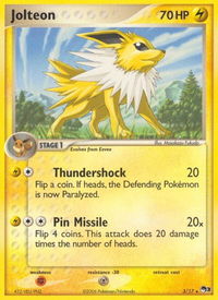 Jolteon - POP Series 3 (POP) #003/017 - Rare Pokémon Trading Card