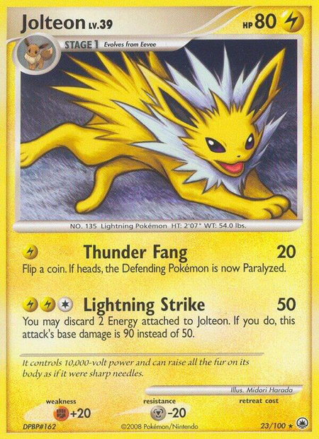 Jolteon - Majestic Dawn Pokémon trading card