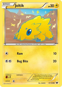Joltik (41) - Dark Explorers (DEX) #41/108 - Common Pokémon Trading Card