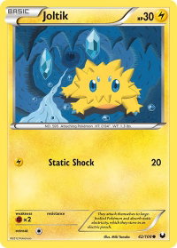 Joltik (42) - Dark Explorers (DEX) #42/108 - Common Pokémon Trading Card