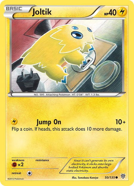 Joltik - Plasma Storm Pokémon trading card