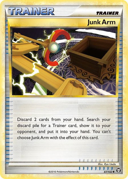 Junk Arm - Triumphant Pokémon trading card