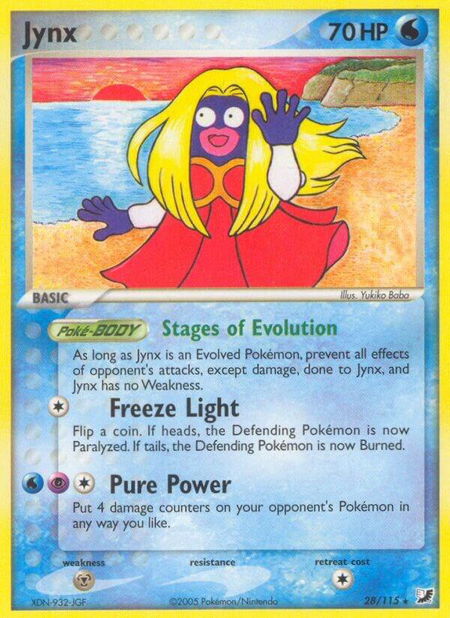 Jynx - Unseen Forces Pokémon trading card