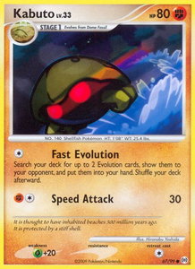 Kabuto - Arceus (AR) #67/99 - Common Pokémon Trading Card