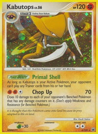 Kabutops - Majestic Dawn (MD) #6/100 - Holo Rare Pokémon Trading Card