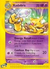 Kadabra - Expedition Pokémon trading card