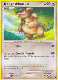 Kangaskhan - Majestic Dawn (MD) #38/100 - Uncommon Pokémon Trading Card