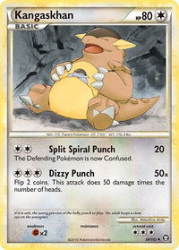 Kangaskhan - Triumphant (TM) #36/102 - Uncommon Pokémon Trading Card