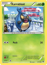 Karrablast - Plasma Blast (PLB) #6/101 - Common Pokémon Trading Card