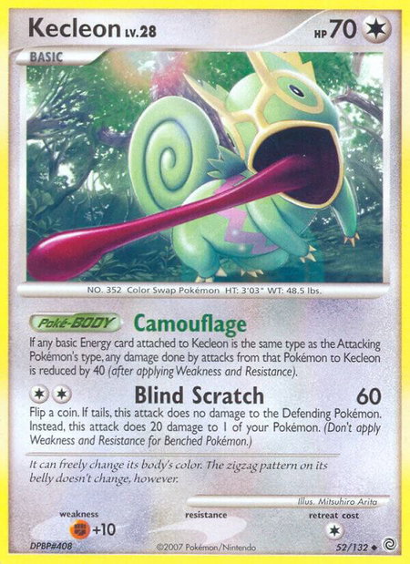 Kecleon - Secret Wonders Pokémon trading card