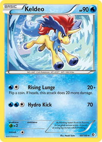 Keldeo (48) - Boundaries Crossed (BCR) #48/149 - Rare Pokémon Trading Card