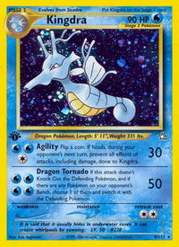 Kingdra - Neo Genesis (N1) #008/111 - Holo Rare Pokémon Trading Card