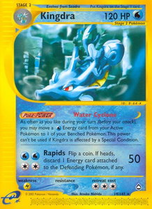 Kingdra (19) - Aquapolis (AQ) #019/147 - Rare Pokémon Trading Card