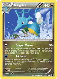 Kingdra - Plasma Freeze (PLF) #84/116 - Holo Rare Pokémon Trading Card