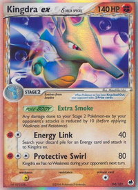 Kingdra ex (Delta Species) - Dragon Frontiers (DF) #94/101 - Ultra Rare Pokémon Trading Card