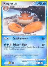 Kingler - Great Encounters (GE) #20/106 - Rare Pokémon Trading Card