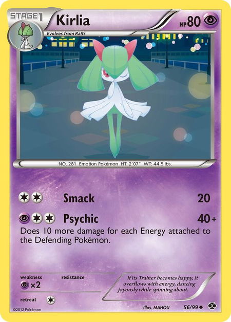 Kirlia - Next Destinies Pokémon trading card