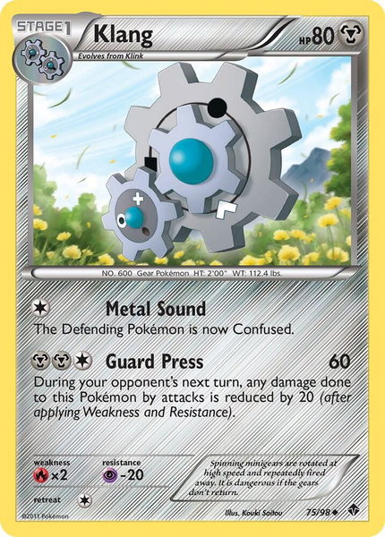 Klang trading card from Emerging Powers Klang - Emerging Powers Pokémon trading card