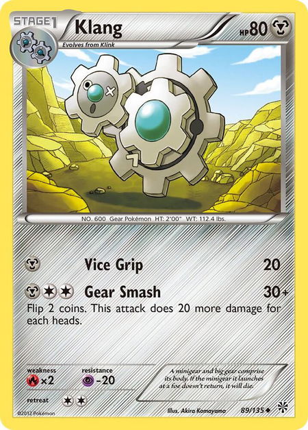 Klang - Plasma Storm Pokémon trading card