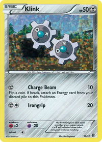 Klink - 10/12 - McDonald's Promos 2011 #010/012 - Rare Pokémon Trading Card