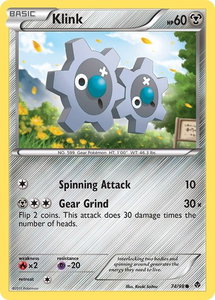 Klink - Emerging Powers (EPO) #74/98 - Common Pokémon Trading Card
