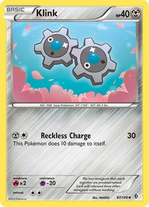 Klink - Boundaries Crossed (BCR) #97/149 - Uncommon Pokémon Trading Card