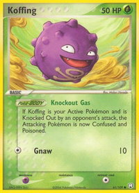 Koffing - Team Rocket Returns (RR) #61/109 - Common Pokémon Trading Card