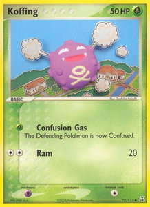 Koffing - Delta Species (DS) #72/113 - Common Pokémon Trading Card