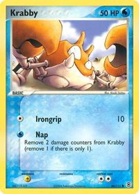 Krabby - FireRed & LeafGreen (RG) #66/112 - Common Pokémon Trading Card