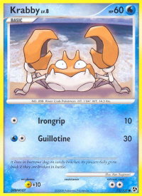 Krabby - Great Encounters (GE) #75/106 - Common Pokémon Trading Card