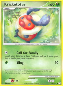 Kricketot - Mysterious Treasures (MT) #86/123 - Common Pokémon Trading Card