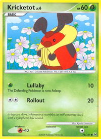 Kricketot - Platinum (PL) #78/127 - Common Pokémon Trading Card