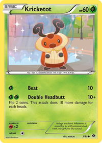 Kricketot - Next Destinies (NXD) #3/99 - Common Pokémon Trading Card
